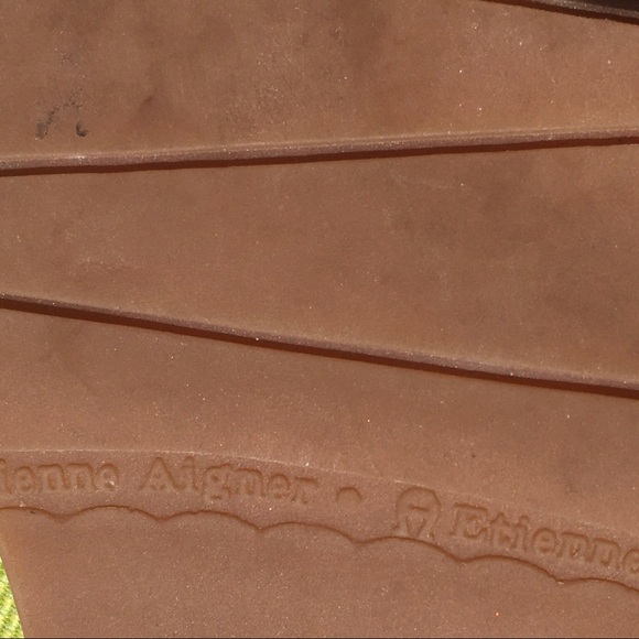 Etienne Aigner Monogram Tassel Flip Flop - Picture 9 of 10